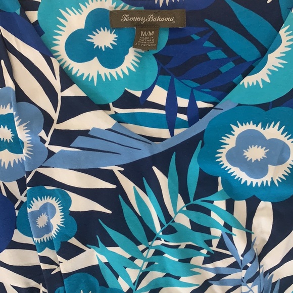 Tommy Bahama V-Neck Tropical Floral Print Dress - Picture 2 of 7